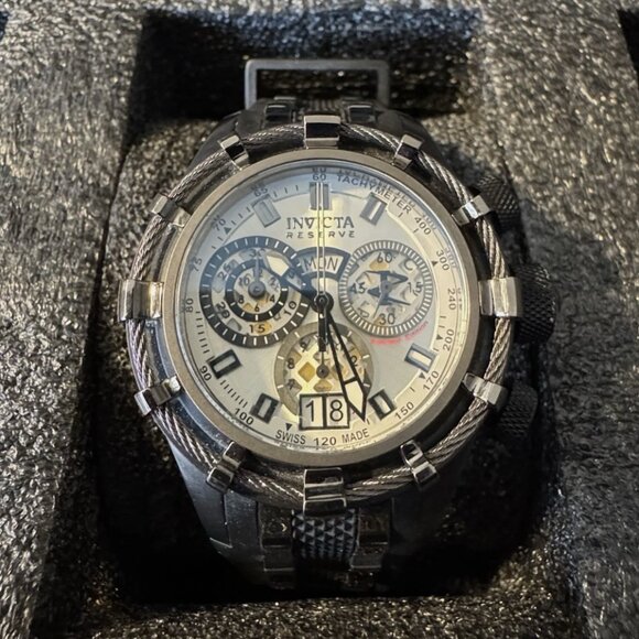 INVICTA Bolt Chronograph Silver Dial Ladies Watch (LIMITED EDITION 179/333) - Picture 1 of 5